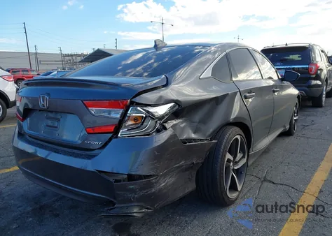 2020 Honda Accord Sport из США, поврежденный, VIN 1HGCV1F31LA091947